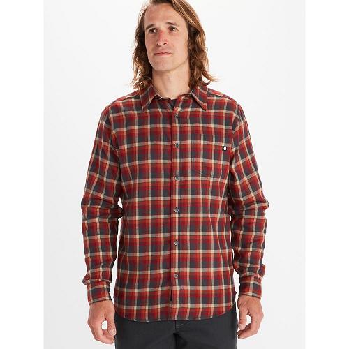 Marmot Clothes Dark Grey NZ - Fairfax Shirts Mens NZ4839621